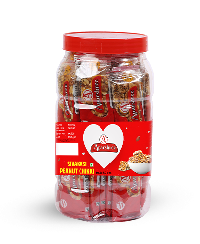 Black Sesame Chikki jar 7*50Pcs